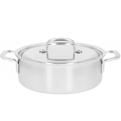 Sartén profunda con 2 asas y tapa DEMEYERE 5-PLUS 40851-381-0 - 24 CM
