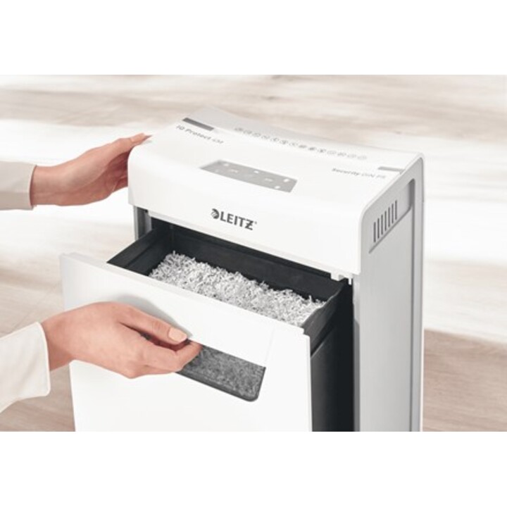 Leitz 80910000 Aktenvernichter Grau, Weiß