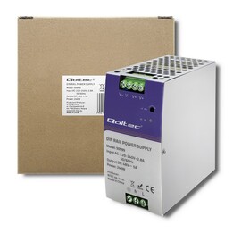 Alimentatore per guida DIN Qoltec 50999 | 240 W | 48V| 5A