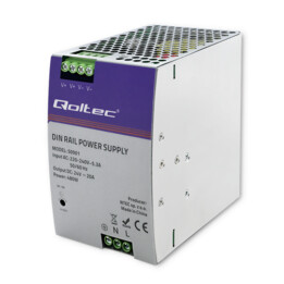 Qoltec 50901 Alimentation industrielle sur rail DIN | 480W | 24V | 20 A