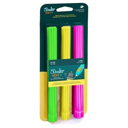 3Doodler Start 3DS-ECO-MIX4-75 3D-Druckmaterial Kompostierbarer Kunststoff Grün, Rosa, Gelb 1 g