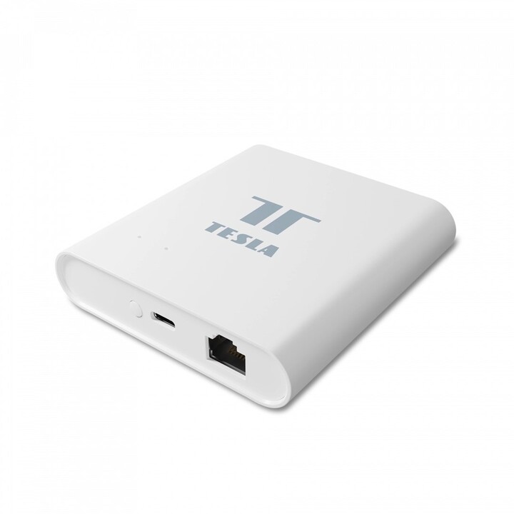 Controlador de dispositivo inteligente Tesla TSL-GW-GT03ZG RJ-45 Zigbee Hub
