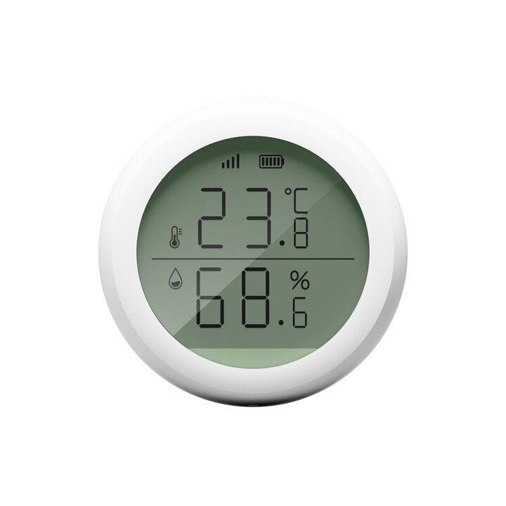 Temperatur- und Luftfeuchtigkeitssensor mit LCD TESLA TSL-SEN-TAHLCD Smart Sensor Temperatur- und Luftfeuchtigkeitsanzeige