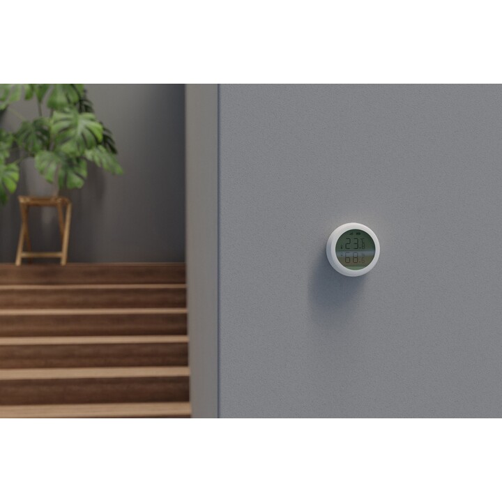 Temperatur- und Luftfeuchtigkeitssensor mit LCD TESLA TSL-SEN-TAHLCD Smart Sensor Temperatur- und Luftfeuchtigkeitsanzeige