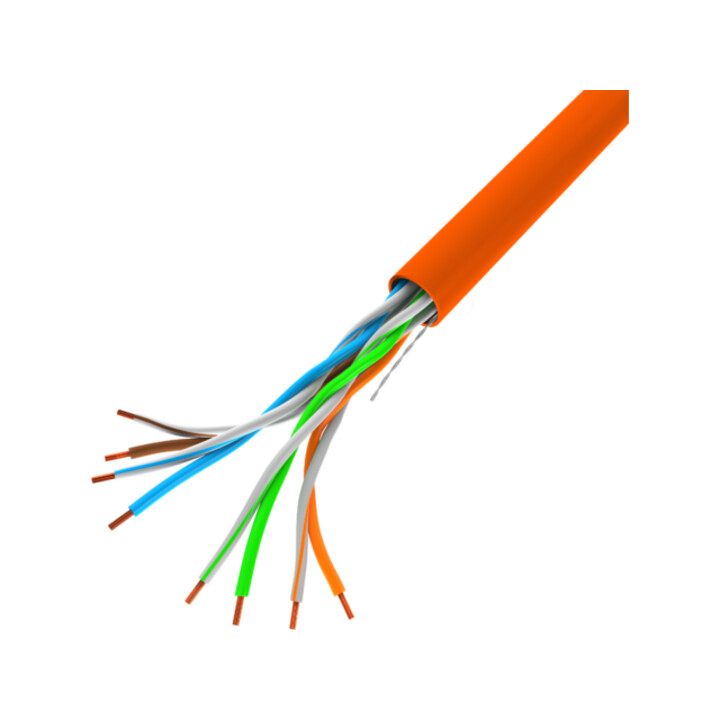 LANBERG CABLE UTP 100MB/S 305M CABLE CCA NARANJA