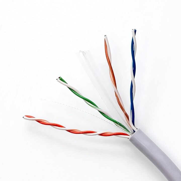 Qoltec 50359 UTP Network Cable | CAT6 | 305m | gray PVC