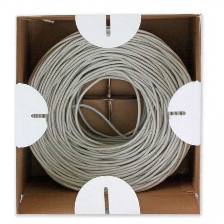 Techly ITP9-FLU-0305 network cable Gray 305 m Cat6 U/UTP (UTP)