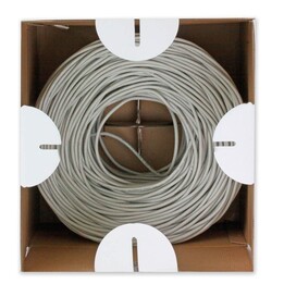 Techly ITP-C6F-FL cable de red Gris 305 m Cat6 F/UTP (FTP)