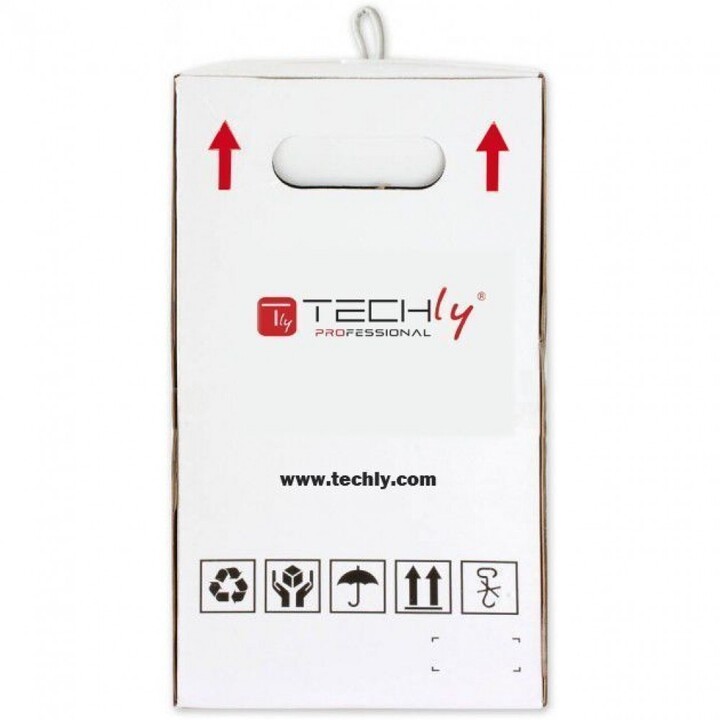 Câble réseau Techly ITP-C6F-FL Gris 305 m Cat6 F/UTP (FTP)
