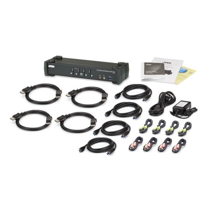 Switch KVM Umschalter ATEN nero