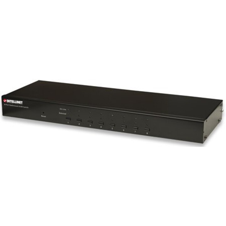 Intellinet 8-Port KVM Switch Black