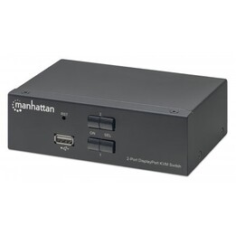 Comutador KVM Manhattan 153546 preto