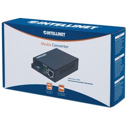 Conversor de mídia Intellinet 510493 1000 Mbit/s Preto