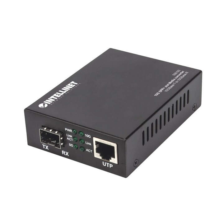 Intellinet 508193 convertisseur de média 10000 Mbit/s Noir