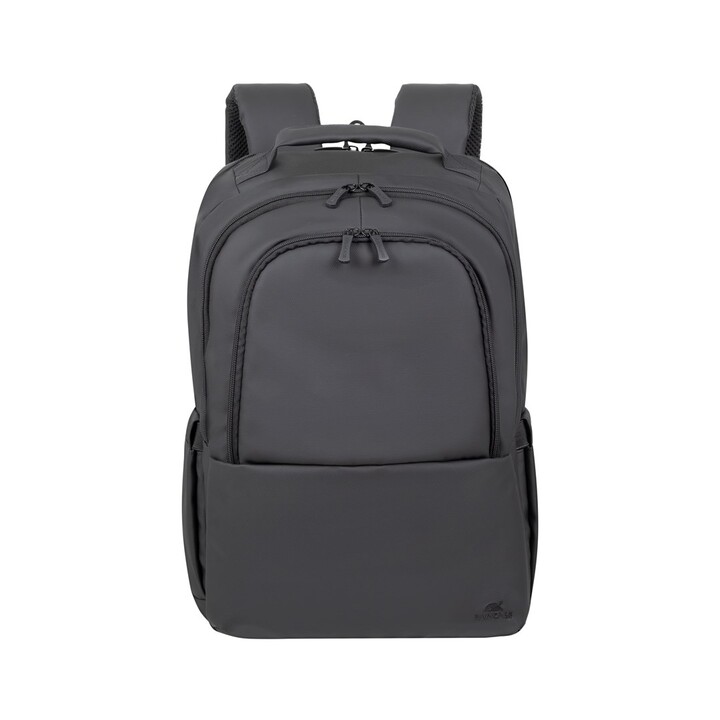 Mochila RIVACASE 8435 para portátil de 17,3" Tegel ECO, negra, material impermeable, eco rPet, bolsillos para smartphone, docume