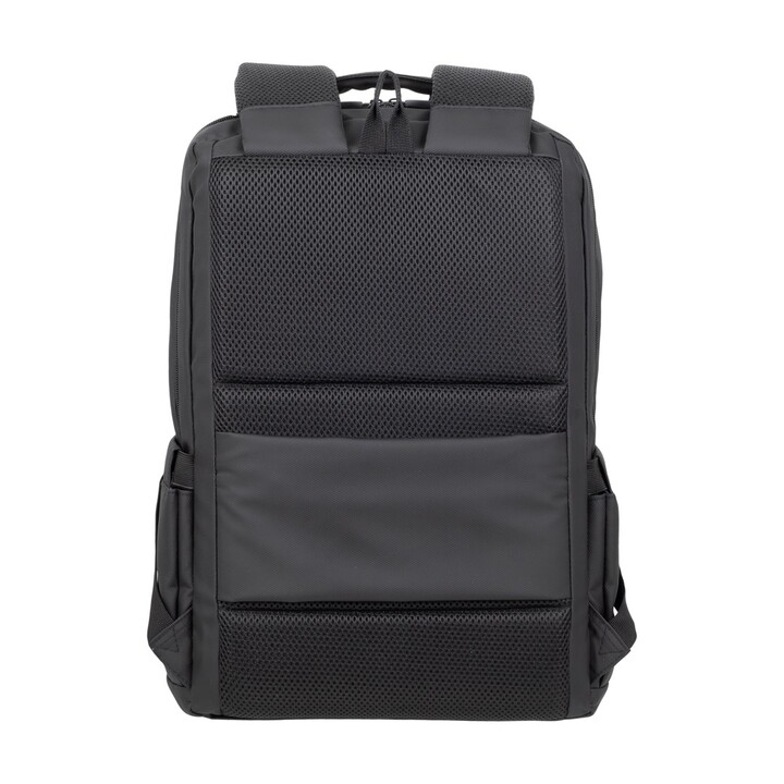 Mochila RIVACASE 8435 para portátil de 17,3" Tegel ECO, negra, material impermeable, eco rPet, bolsillos para smartphone, docume