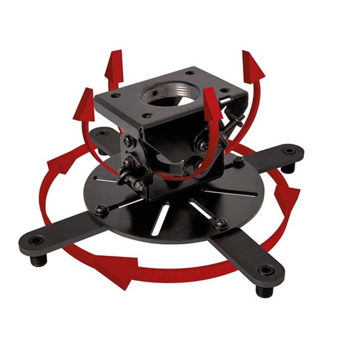 B-Tech BT899XL projector mount Ceiling Black