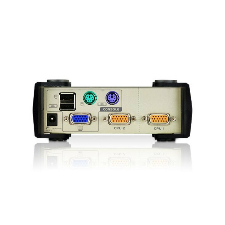 ATEN 2-Port VGA PS/2-USB KVM-Switch