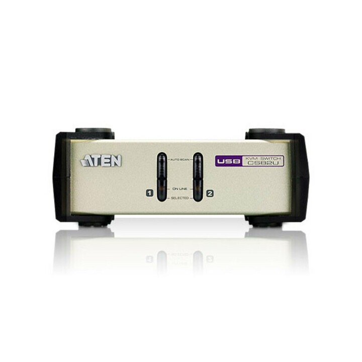 Switch KVM VGA PS/2-USB a 2 porte ATEN
