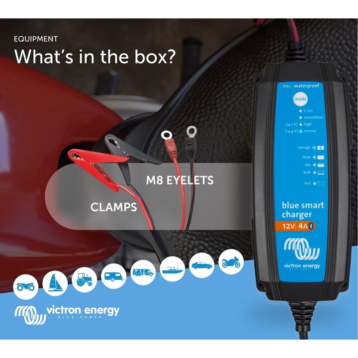 Cargador de baterías de plomo-ácido Victron Energy 12 V 4 A (BPC120433064R)