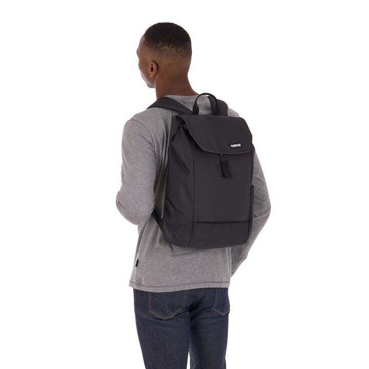 Thule Lithos TLBP213 – Schwarz er Rucksack Lässiger Rucksack aus Schwarz em Polyester