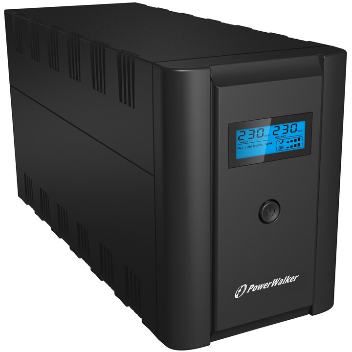 PowerWalker VI 1200 LCD/FR Line Interactive 1,2 kVA 600 W 4 uscite CA