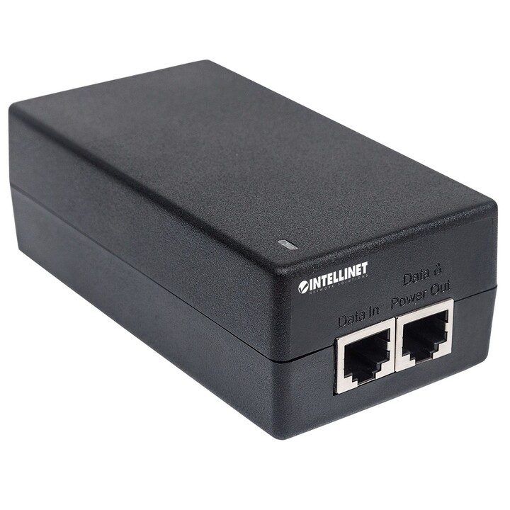 Intellinet 561235 48-V-Gigabit-Ethernet-PoE-Adapter und -Injektor
