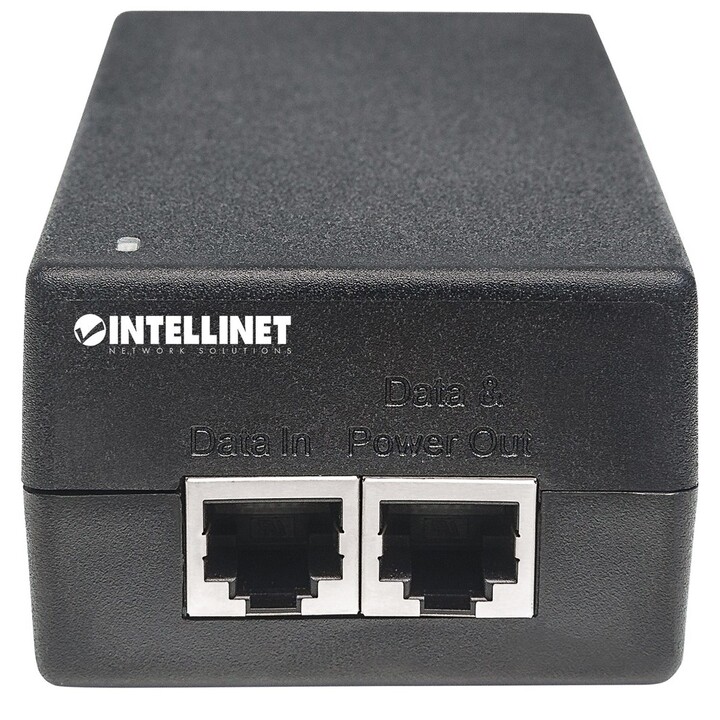Intellinet 561235 48-V-Gigabit-Ethernet-PoE-Adapter und -Injektor