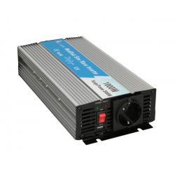 Extralink VOLTAGE CONVERTER 12V - 230V, 1000W, MODIFIED SINUS OPIM-1000W adaptador e inversor de corriente Auto Aluminio