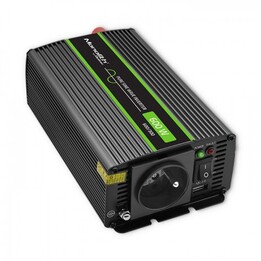 Qoltec Monolith adaptador e inversor de corriente Auto 600 W