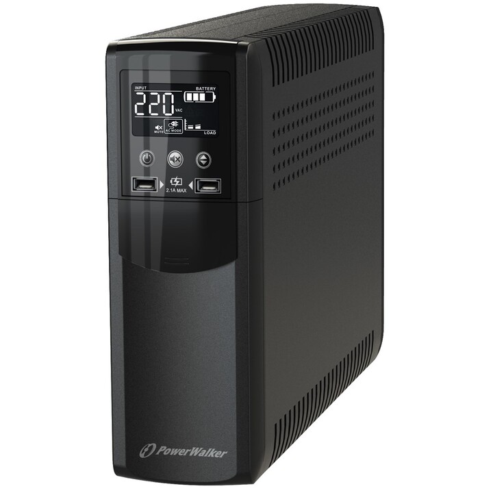 PowerWalker VI 1000 CSW FR Linha interativa 1 kVA 6000 W 4 saídas CA