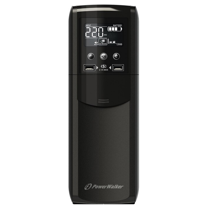 PowerWalker VI 1000 CSW FR Linha interativa 1 kVA 6000 W 4 saídas CA