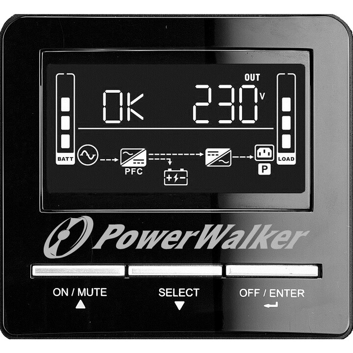 PowerWalker VI 2000 CW FR Línea interactiva 2 kVA 1400 W