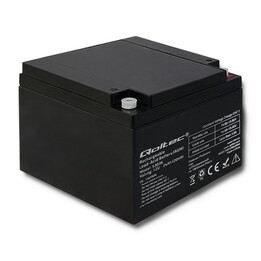 Batteria AGM Qoltec 53036 | 12V| 24Ah | massimo 360A