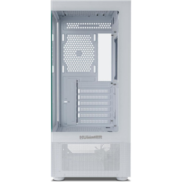 Scatola Nox Hummer Vision Atx. Semitorre compatta. USB 3.0. Bianco