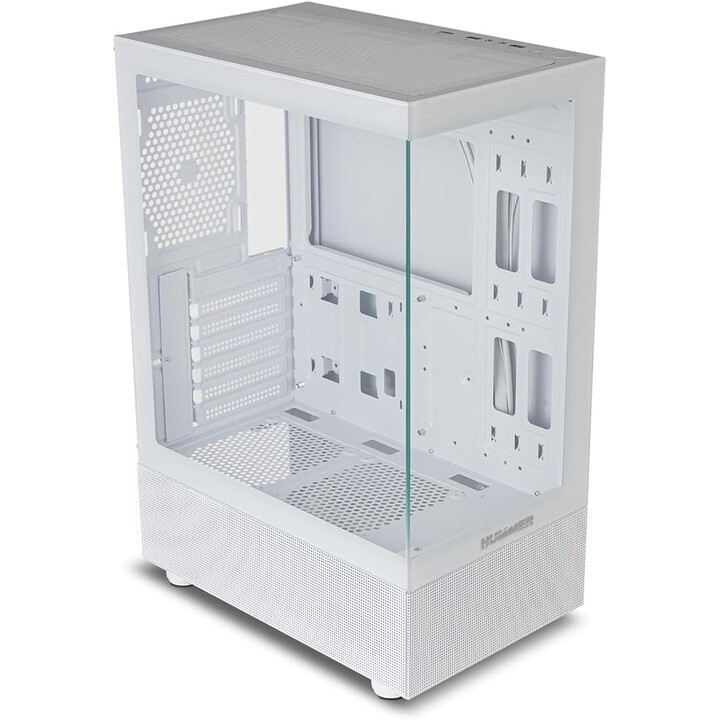 Nox Hummer Vision Atx Box. Compact Semi-Tower. USB 3.0. White