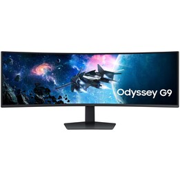 Samsung Odyssey G9 S49CG954EU Monitor curvo para juegos de 124 cm (49 pulgadas) (Dual QHD, VA, 1 ms, 240 Hz, HDMI, DisplayPort)