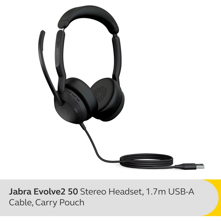 Jabra Evolve2 50 MS Stéréo - casque
