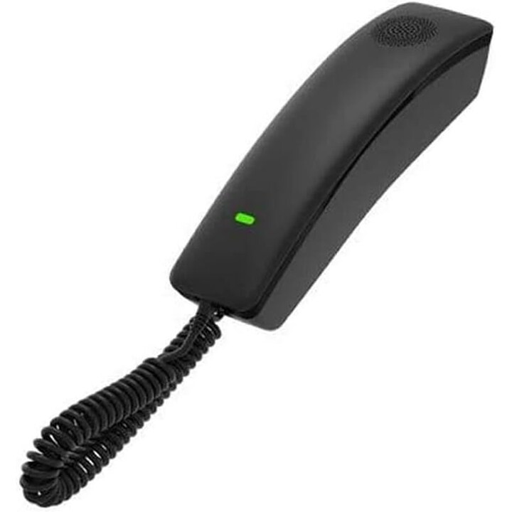 Fanvil H2U Noir | Téléphone VoIP | Audio HD, RJ45 100 Mbps PoE, montage mural