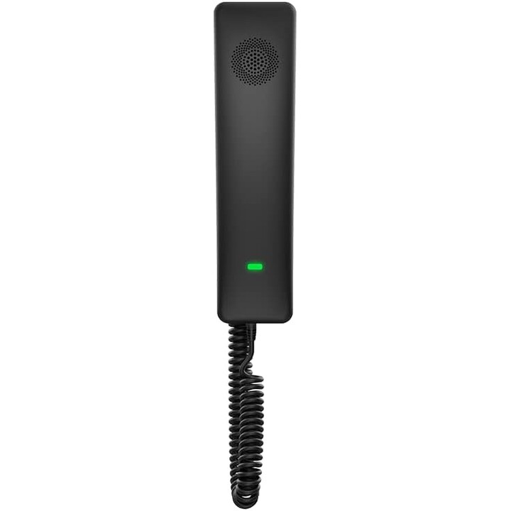 Fanvil H2U Noir | Téléphone VoIP | Audio HD, RJ45 100 Mbps PoE, montage mural