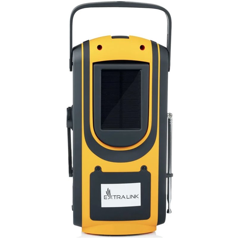 Extralink Power Ranger EPS-6000 | Power Bank | 6000mAh, FM Radio, LED Light, Dynamo, Solar Panel