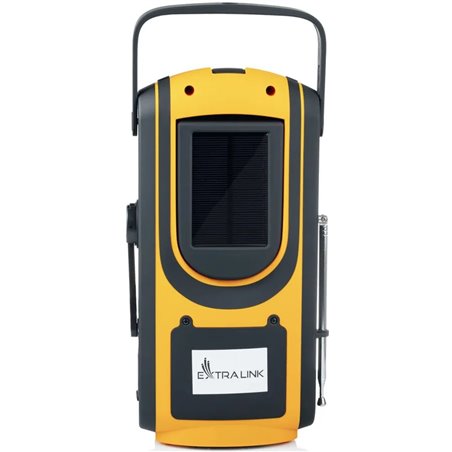 Extralink Power Ranger EPS-6000 | Power Bank | 6000mAh, FM Radio, LED Light, Dynamo, Solar Panel