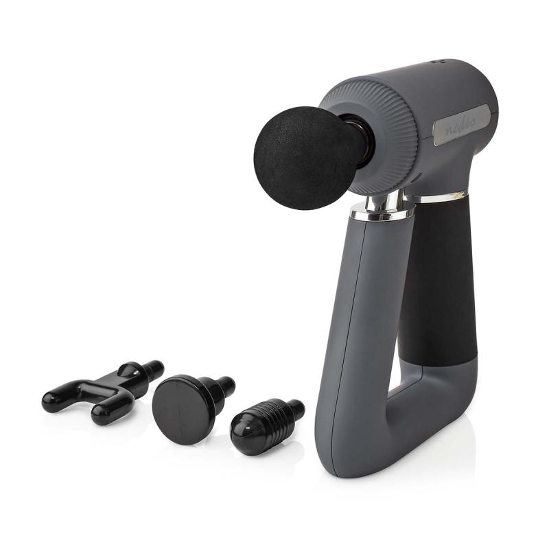 NEDIS SPORTS MASSAGE GUN / BUILT-IN LITHIUM IONS | RECHARGEABLE | 6 MASSAGE MODES