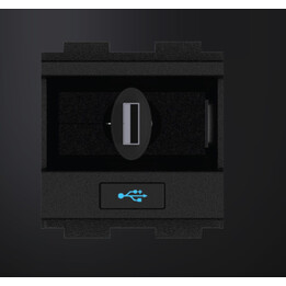 Retrattore per cavo a gravità Crestron per serie Ft2, da Usb-a a Usb-b, Usb 2.0, 8 Ft (2,4 M) (ft2a-cblr-gr-usb) 6508374