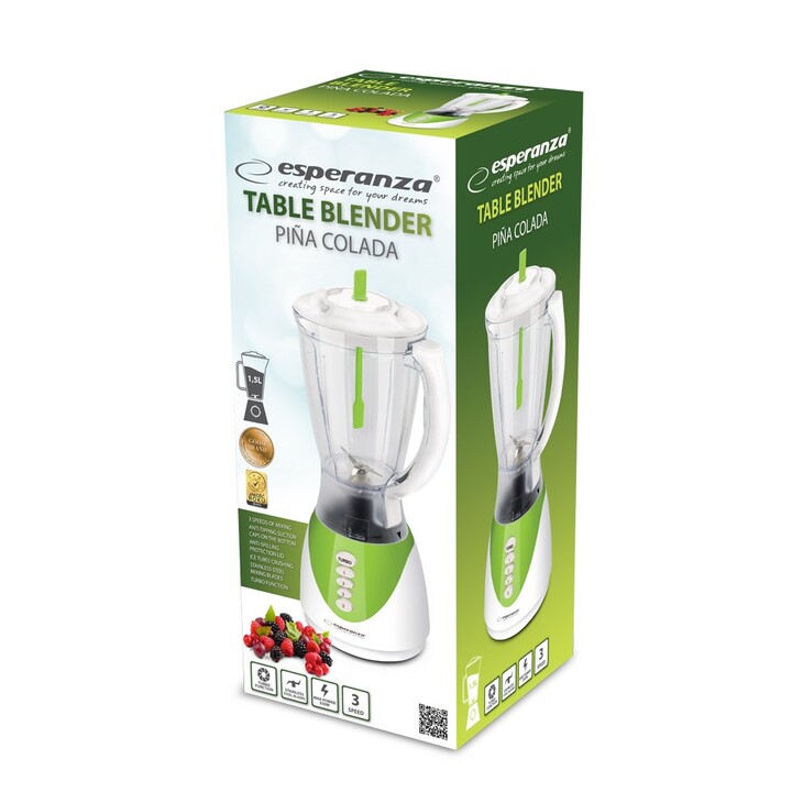 Liquidificador Esperanza EKM023G 350W 1,5L Verde