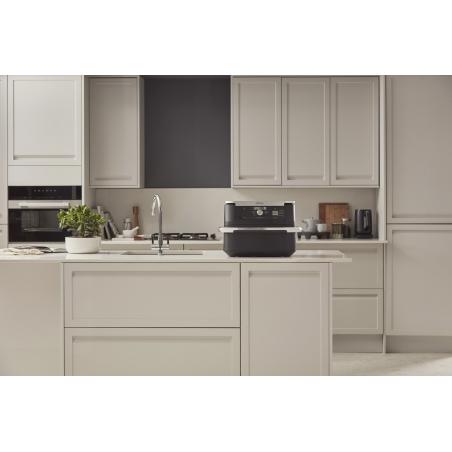 Ninja AF500EU freidora Doble 10,4 L Independiente 2470 W Freidora de aire caliente Negro, Acero inoxidable