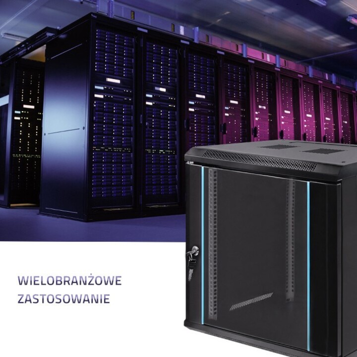 Qoltec 54467 RACK cabinet 19 "| 12U | 600 x 635 x 600