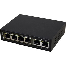 Switch PULSAR SG64 4+2 PoE Nero