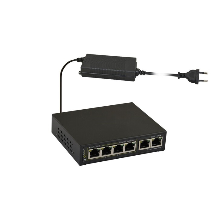 PULSAR SG64 4+2 PoE Switch Black