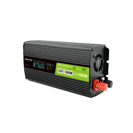 Green Cell PowerInverter LCD 12V 500W/10000W inversor de carro com display - onda senoidal pura